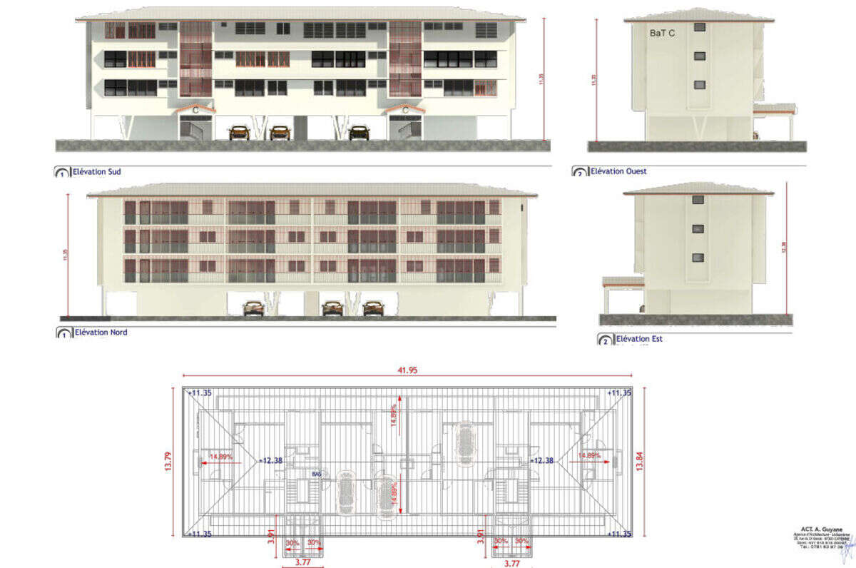 Spacieux appartement type T4 Cayenne